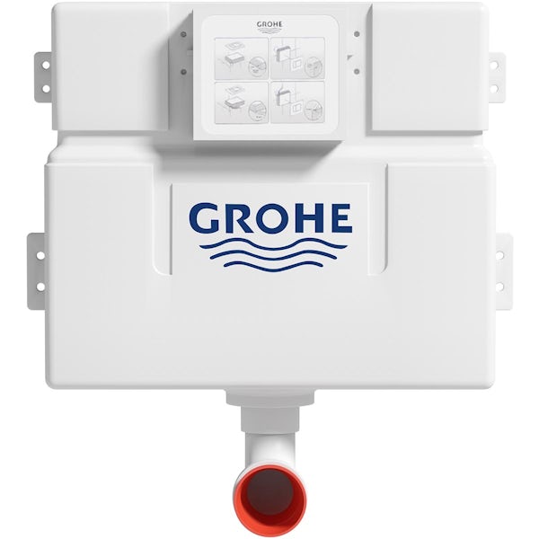 Grohe concealed cistern with flushpipe, 0.82m, no flushplate