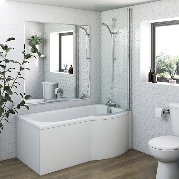 Orchard Eden complete right handed shower bath suite