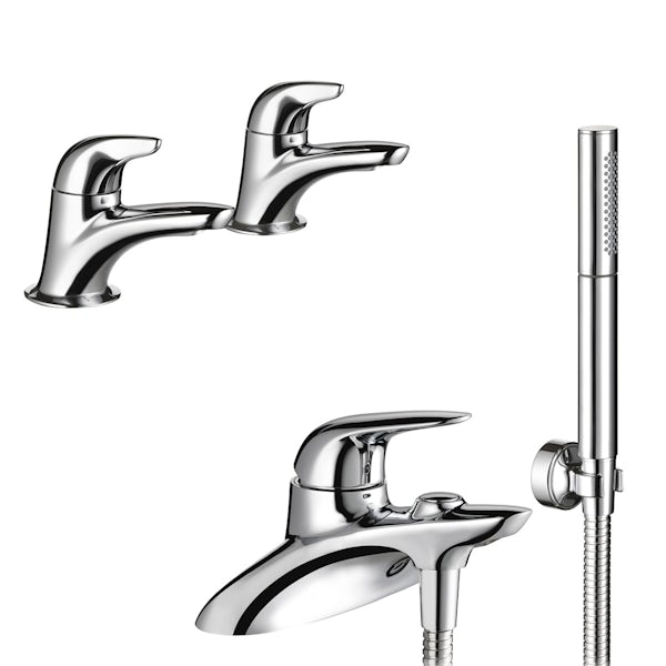 Mira Comfort basin tap and bath shower mixer tap pack