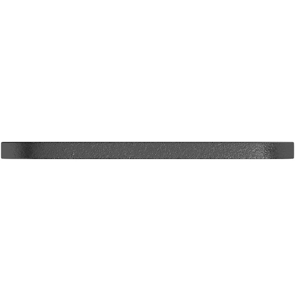 Accents Curved black leaner 1230 x 565mm