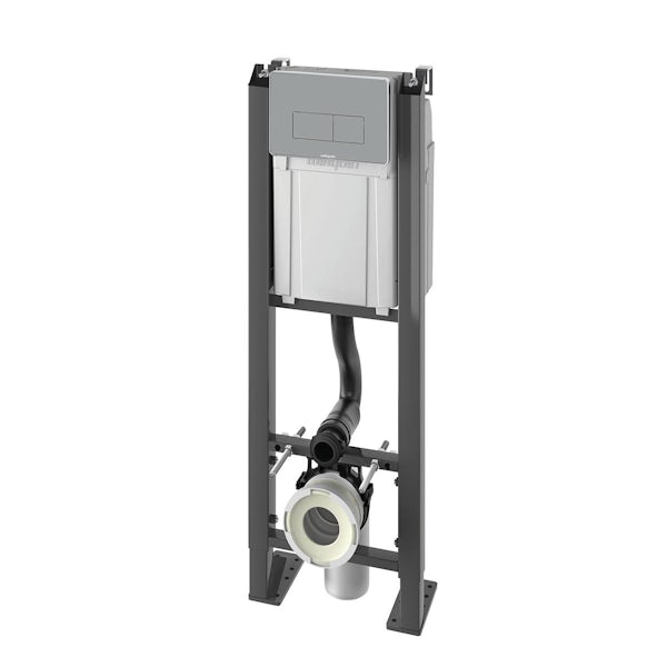 Chrono Wall Mounting Frame with white push plate