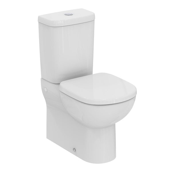 Ideal Standard Tempo short projection close coupled toilet with seat