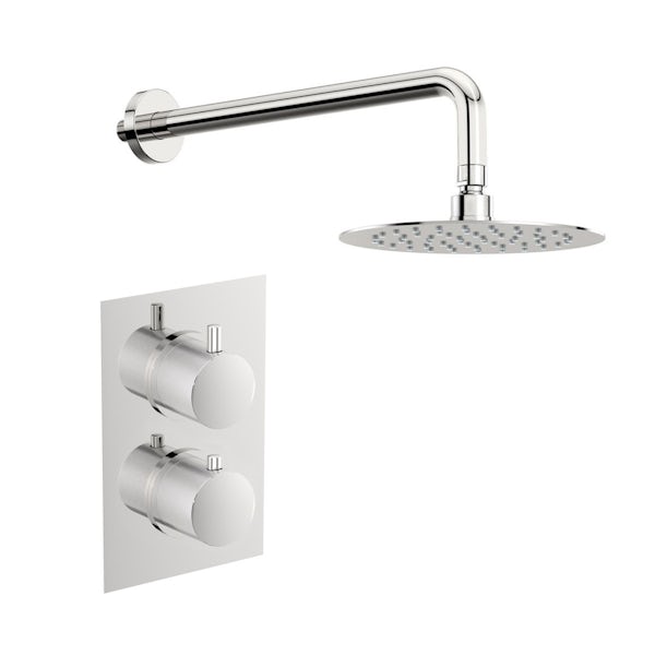 Mode Banks thermostatic shower valve with wall shower set