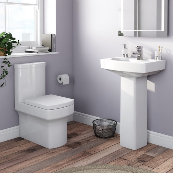 Wye Toilet and Basin Suite