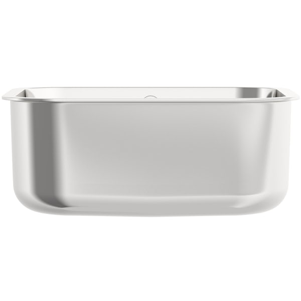 Tuscan Florence stainless steel large bowl undermount kitchen sink