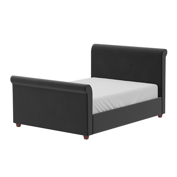 Dreamboat Charcoal King Size Bed