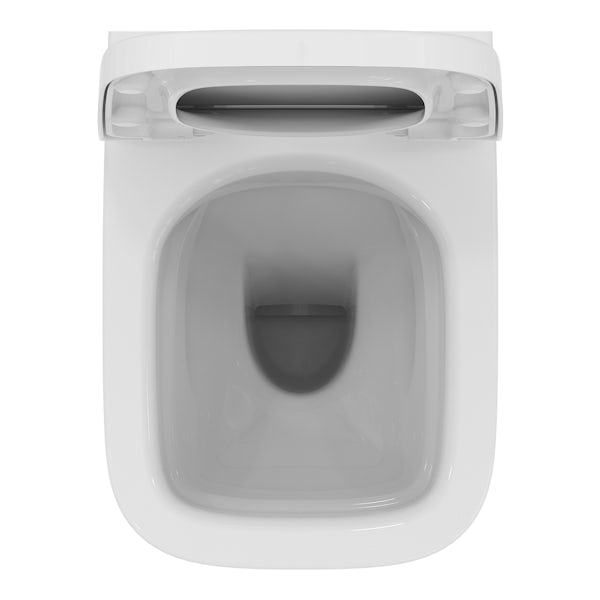Ideal Standard i.life S compact back to wall toilet with slow close seat