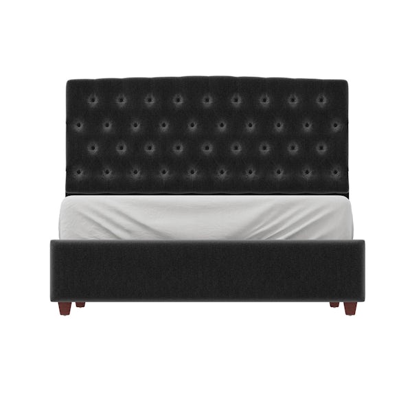 Sleeping Beauty Charcoal Double Bed
