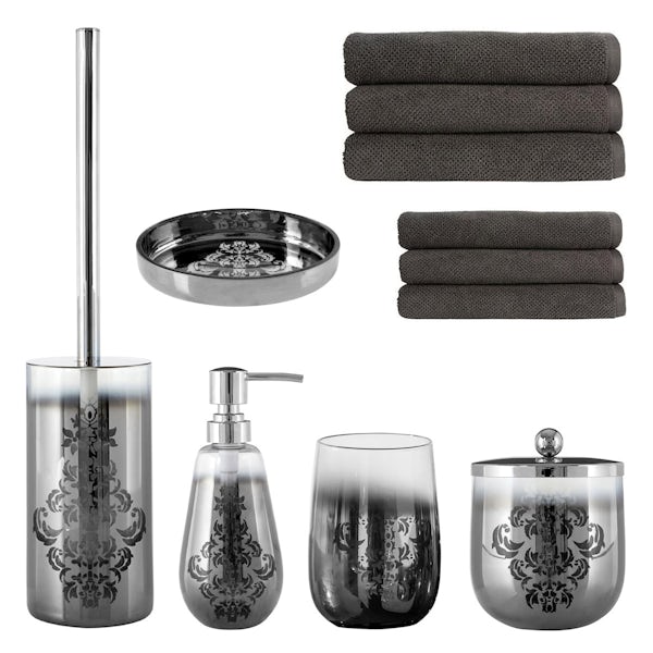 Accents Elissa complete bathroom accessory set