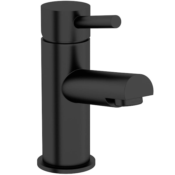 Orchard Eden black basin and freestanding bath shower mixer tap pack