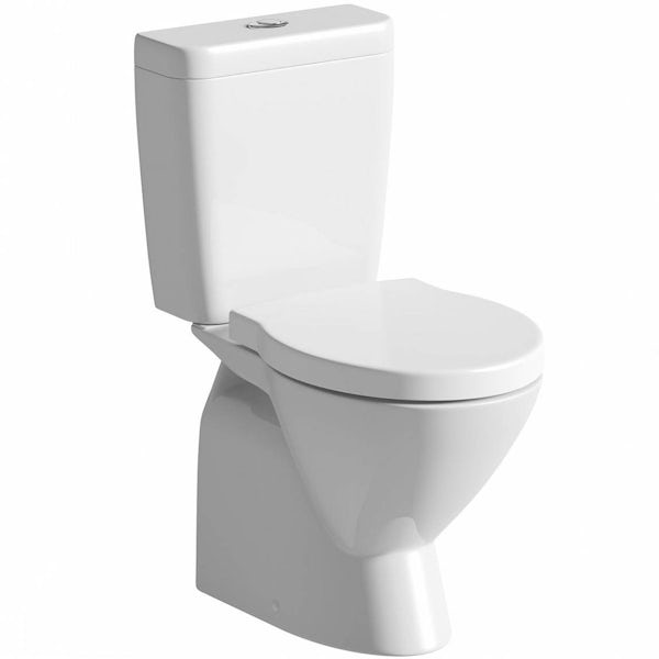 Ancona Close Coupled Toilet Inc Luxury Toilet Seat