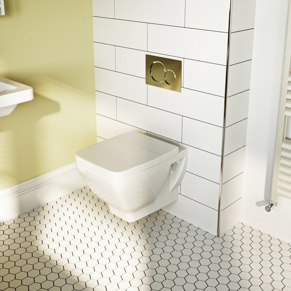 Mode Cooper wall hung toilet with soft close seat