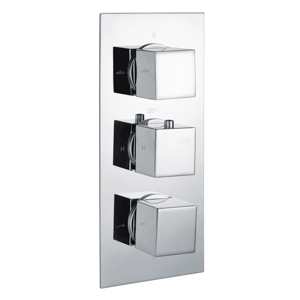 Kirke Connect triple thermostatic shower valve