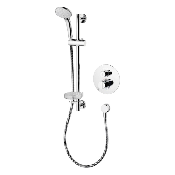 Ideal Standard Easybox slim round concealed thermostatic mixer shower