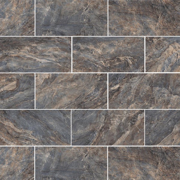 Calcolo Fuji glazed porcelain wall and floor tiles 615mm x 308mm