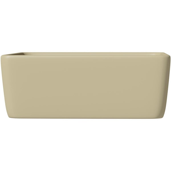 Mode Orion beige  round countertop basin 355mm