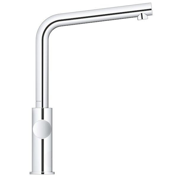 Grohe Red Duo U spout boiling water kitchen tap with LED handle