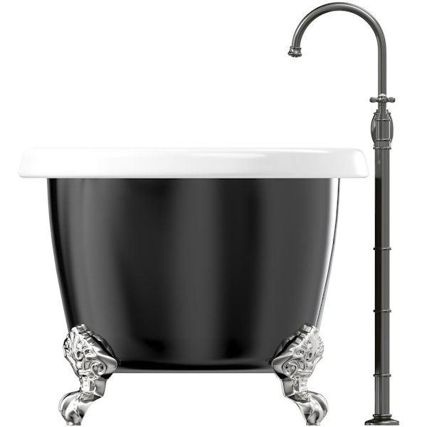 The Bath Co. Dulwich traditional freestanding bath & tap pack with Castello bath filler