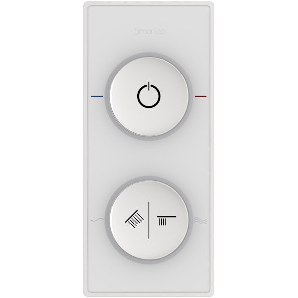 SmarTap smart shower system with white dual controller