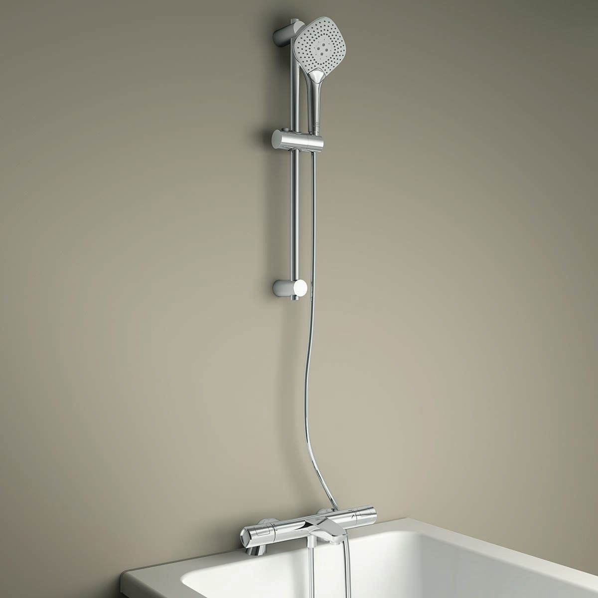 Majroe Anmeldelse fløjl Ideal Standard Ceratherm T100 exposed thermostatic bath shower mixer and  shower pack | VictoriaPlum.com