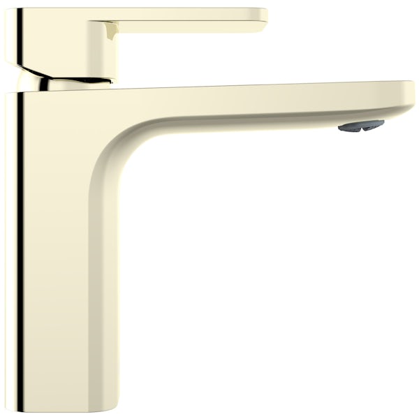 Mode Spencer square gold basin mixer tap