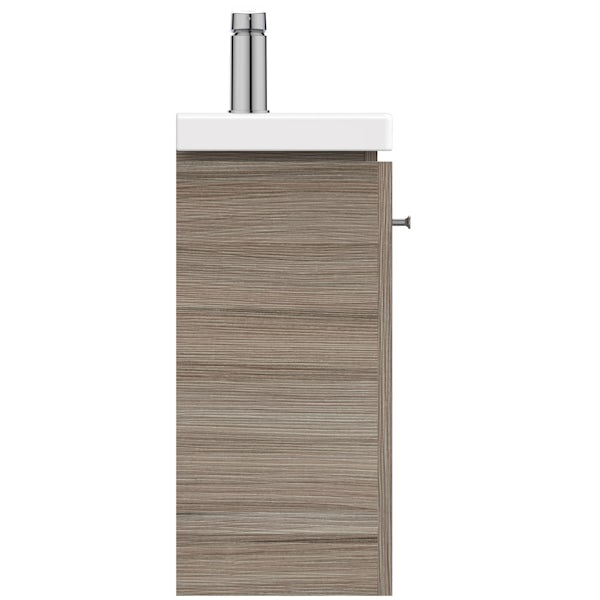 Ideal Standard Concept Space elm left handed wall hung vanity unit and basin 450mm