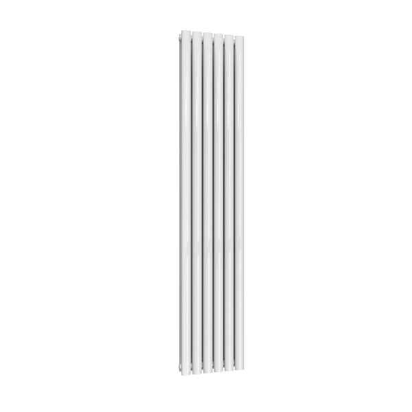 Reina Neval white double vertical aluminium designer radiator