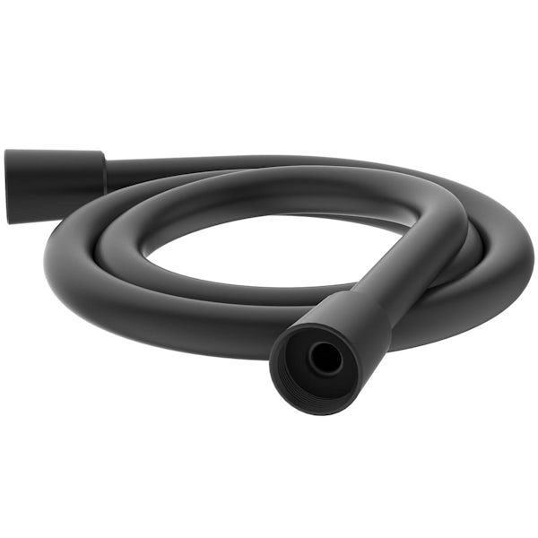 Ideal Standard Idealrain silk black smooth shower hose 1250mm