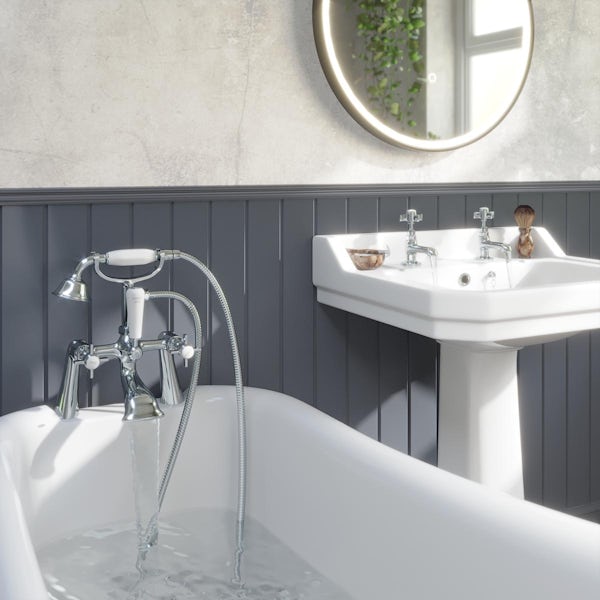 Orchard Dulwich basin tap and bath shower mixer standpipe tap pack