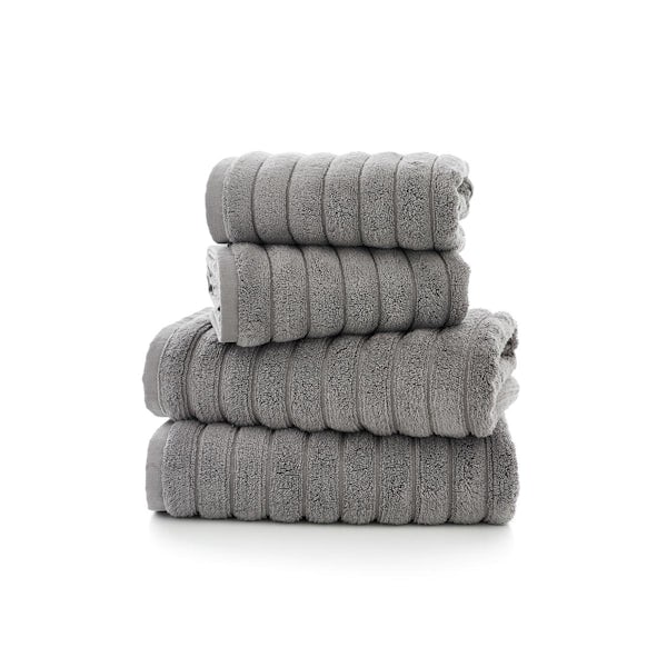 The Lyndon Company Ribbleton 700gsm BCI cotton towel bale dark grey