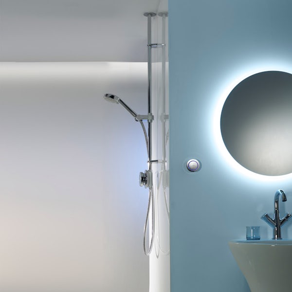 Aqualisa Quartz Smart exposed digital shower standard