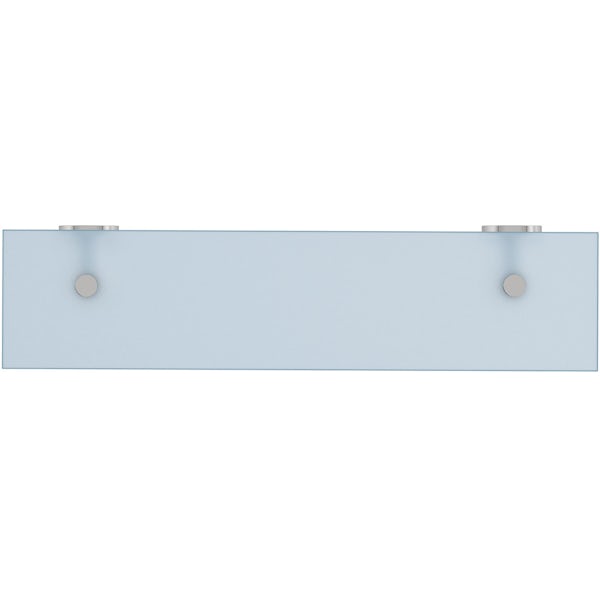 Accents premium traditional frosted glass shelf