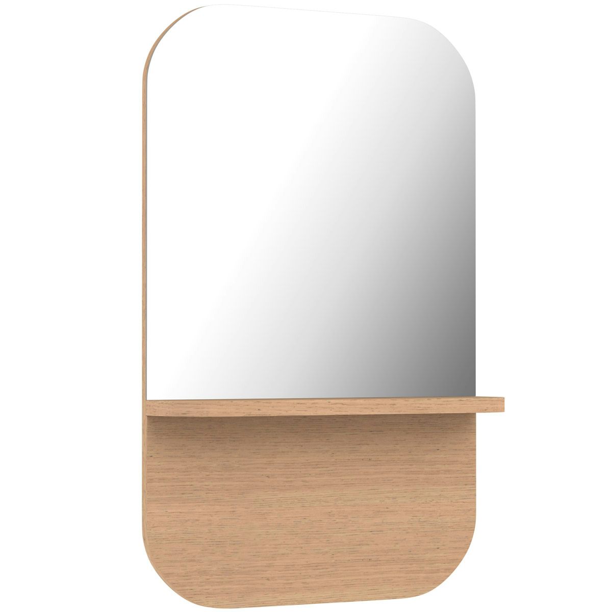Accents Lund wall mirror with shelf