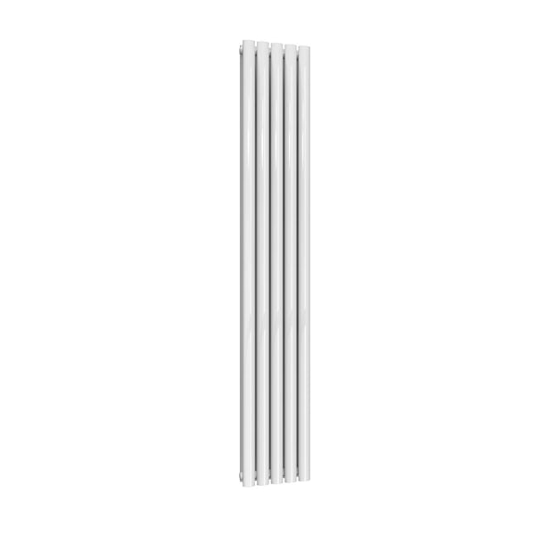 Reina Neval white double vertical aluminium designer radiator