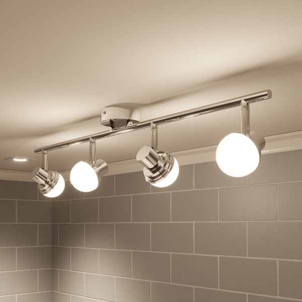 Forum Mesic 4 light bar bathroom ceiling sopt light