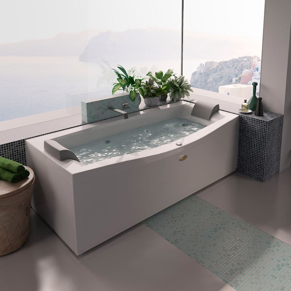 Jacuzzi the Essentials double ended whirlpool bath ...