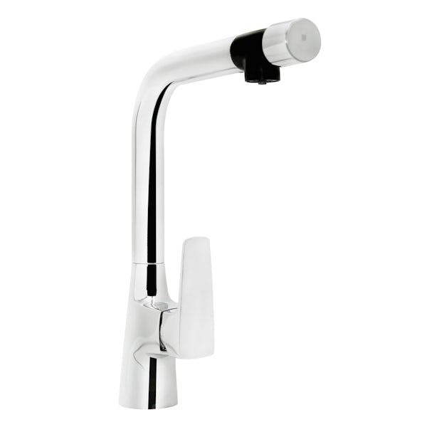 Bristan Gallery Pure single lever kitchen mixer tap with filter