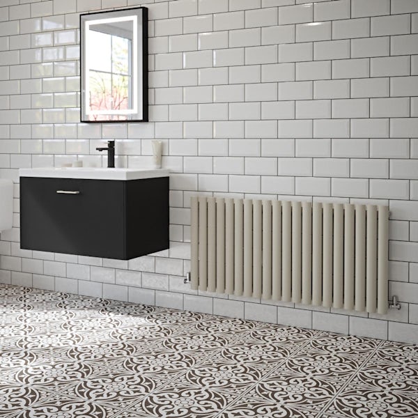 The Tap Factory Vibrance ivory vertical panel radiator
