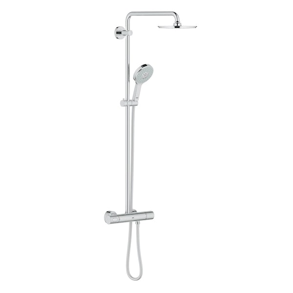 Grohe Rainshower 210 shower system with round handset
