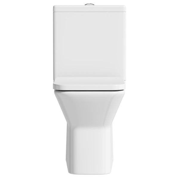 Orchard Derwent square rimless close coupled toilet with soft close seat