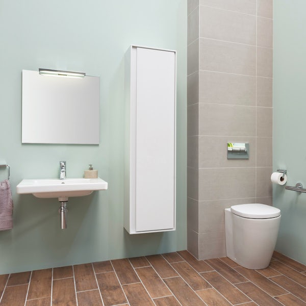 Ideal Standard Concept Freedom complete left handed shower bath suite 1700 x 800