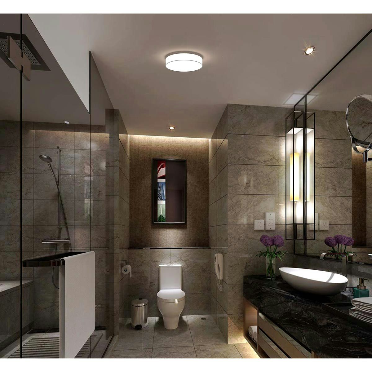 led bathroom ceiling light ip44