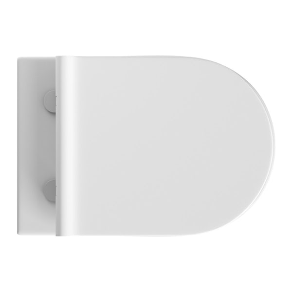 Mode Harrison wall hung toilet inc slimline soft close seat and wall mounting frame