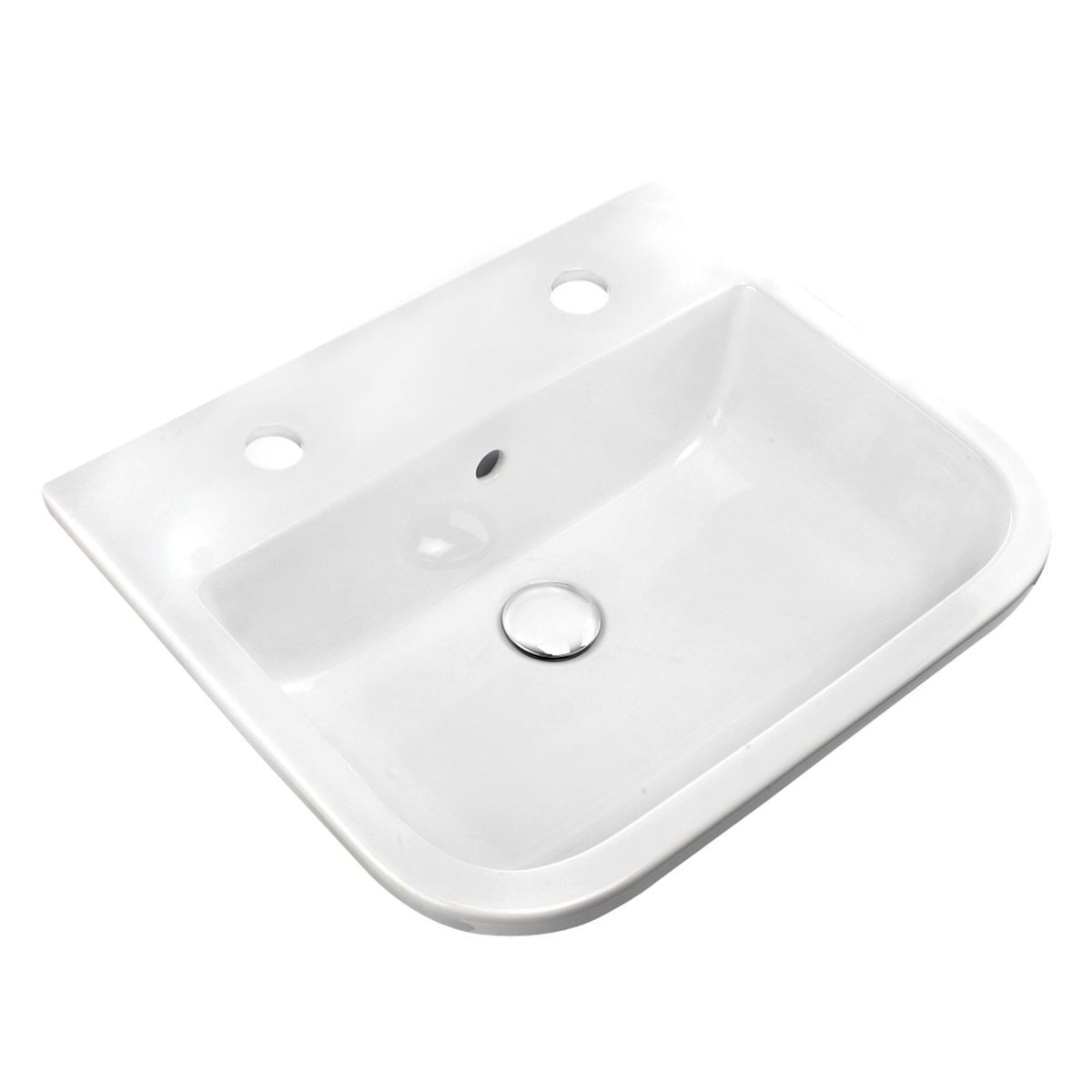 RAK Series 600 2 tap hole inset vanity bowl basin 500mm