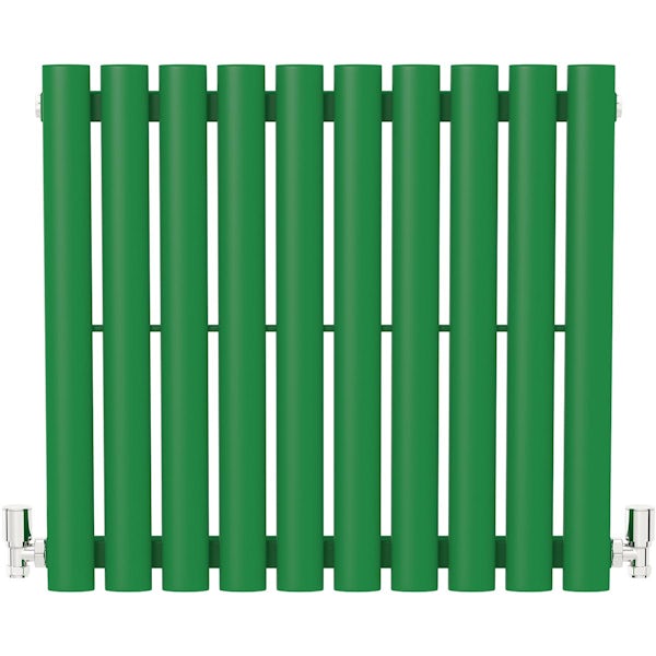 The Tap Factory Vibrance green vertical panel radiator