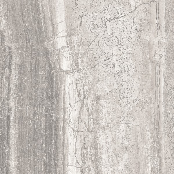 Beau grey lappato semi polished stone effect matt wall and floor tile 600mm x 600mm