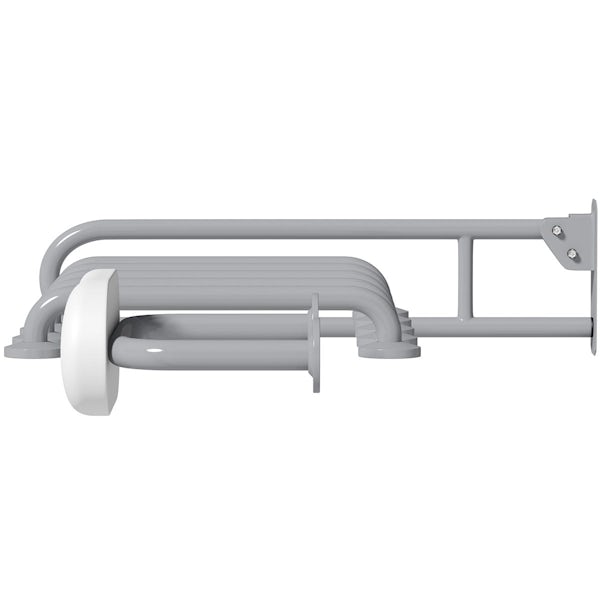 Nymas Rail only Doc M toilet pack concealed fittings grey
