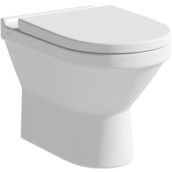 VitrA S50 back to wall toilet with soft close seat