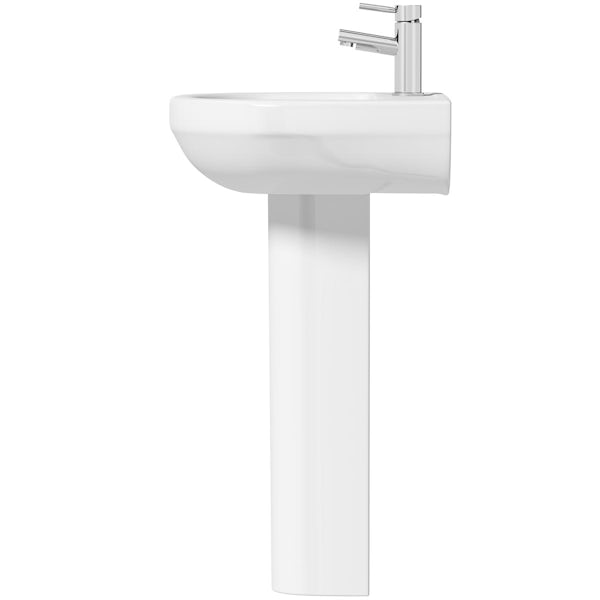 Orchard Eden II 560 full pedestal basin with 1 tap hole