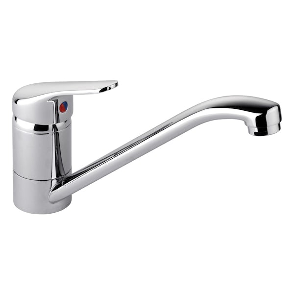 Leisure Aquaonmic Aquaflow 1 single lever kitchen tap